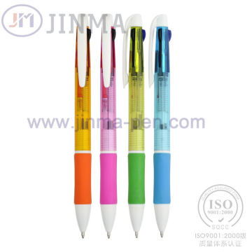 Pluma de plástico multicolor de regalos promoción Jm-6028
